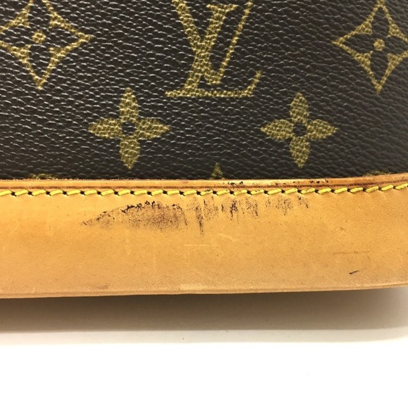 LOUIS VUITTON Brown Monogram Canvas Alma Shoulder Bag - Picture 6 of 12